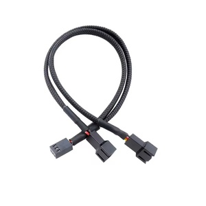 LY 4ピンY字型1分岐2出力スプリッター4ピンPWMメス-<span class=keywords><strong>3</strong></span>/4ピンマザーボードCPU PCケースファン延長アダプターケーブル冷却アクセサリー - Product Image 3