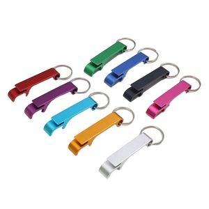Pinbo Tùy Chỉnh Xách Tay Pocket Kim Loại Thanh Công Cụ Mở Chai Vòng Chìa Khóa 3 Trong 1 Mini Nhôm Keychain Bia Mở Chai - Product Image 4