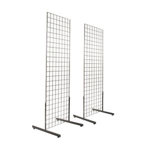 <strong>High</strong> <strong>Quality</strong> Metal <strong>Display</strong> <strong>Wire</strong> Mesh Gridwall Panel Retail Store Freestanding Gridwall Panel <strong>Display</strong> <strong>Racks</strong> - Product Image 1