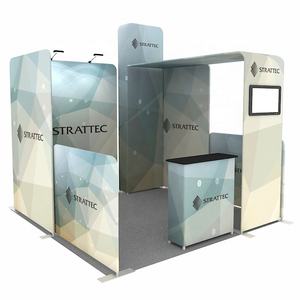 Soporte <span class=keywords><strong>de</strong></span> exhibición <span class=keywords><strong>de</strong></span> tela <span class=keywords><strong>de</strong></span> tensión portátil <span class=keywords><strong>de</strong></span> aluminio <span class=keywords><strong>de</strong></span> 10x10 pies Nuevo diseño Modular Tradeshow <span class=keywords><strong>3x3</strong></span> Expo para cabinas <span class=keywords><strong>de</strong></span> exhibición comercial - Product Image 2