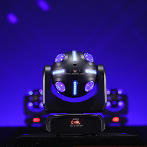 TIITEE Club Disco Ball Light Mars LED RGBW Luz de efecto de cabeza móvil con efecto estroboscópico de haz láser - Product Image 2