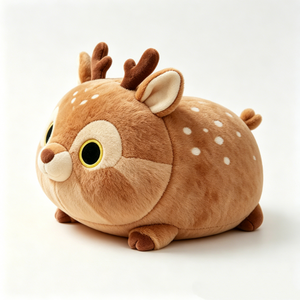 Customized <b>Round</b> plush throw pillow, animal stuffed toy, sofa decor <b>cushion</b>, kids bedtime plush buddy - Product Image 4