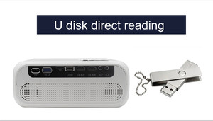 Máy chiếu thông minh LED WiFi Full HD 1080P Android E501H, hỗ trợ video <span class=keywords><strong>2K</strong></span> 4K, dùng cho rạp chiếu phim gia đình, máy chiếu LCD - Product Image 3