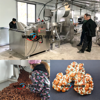 Ligne de production WINBOND sucre miel noix émaillées arachides noix machine de caramélisation noix arachides machine