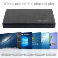 Case per Disco Rigido Esterno da 1TB, Enclosure per HDD da 2.5 Pollici, Unità Disco Rigido Esterna Mobile da 1TB