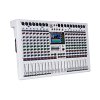 Console de mixage audio professionnelle 16 canaux avec 99 effets numériques DSP, contrôleur DJ, console de mixage audio pour spectacles sur scène, concerts en direct