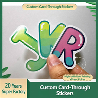 Autocollants personnalisés Honli en PVC découpé, étanches, pour nom, alphabet, monogramme, initiales, journal, scrapbooking, bricolage, cadeau, 52 pièces