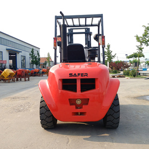 Более Безопасный 2-6 тонн открытый вилочный погрузчик дизельный грузовик 3 тонны 3,5 тонн внедорожный вилочный погрузчик/пересеченный вездеход вилочный погрузчик для продажи - Product Image 2