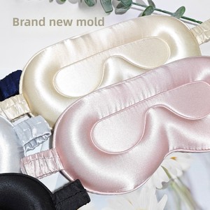 ผ้าปิดตาไหม 3 มิติ 19 มม. ผ้าไหมหม่อนแท้ 100% ป้องกันดวงตา ป้องกันแสง ระบายอากาศได้ดี ต้านเชื้อแบคทีเรีย - Product Image 2