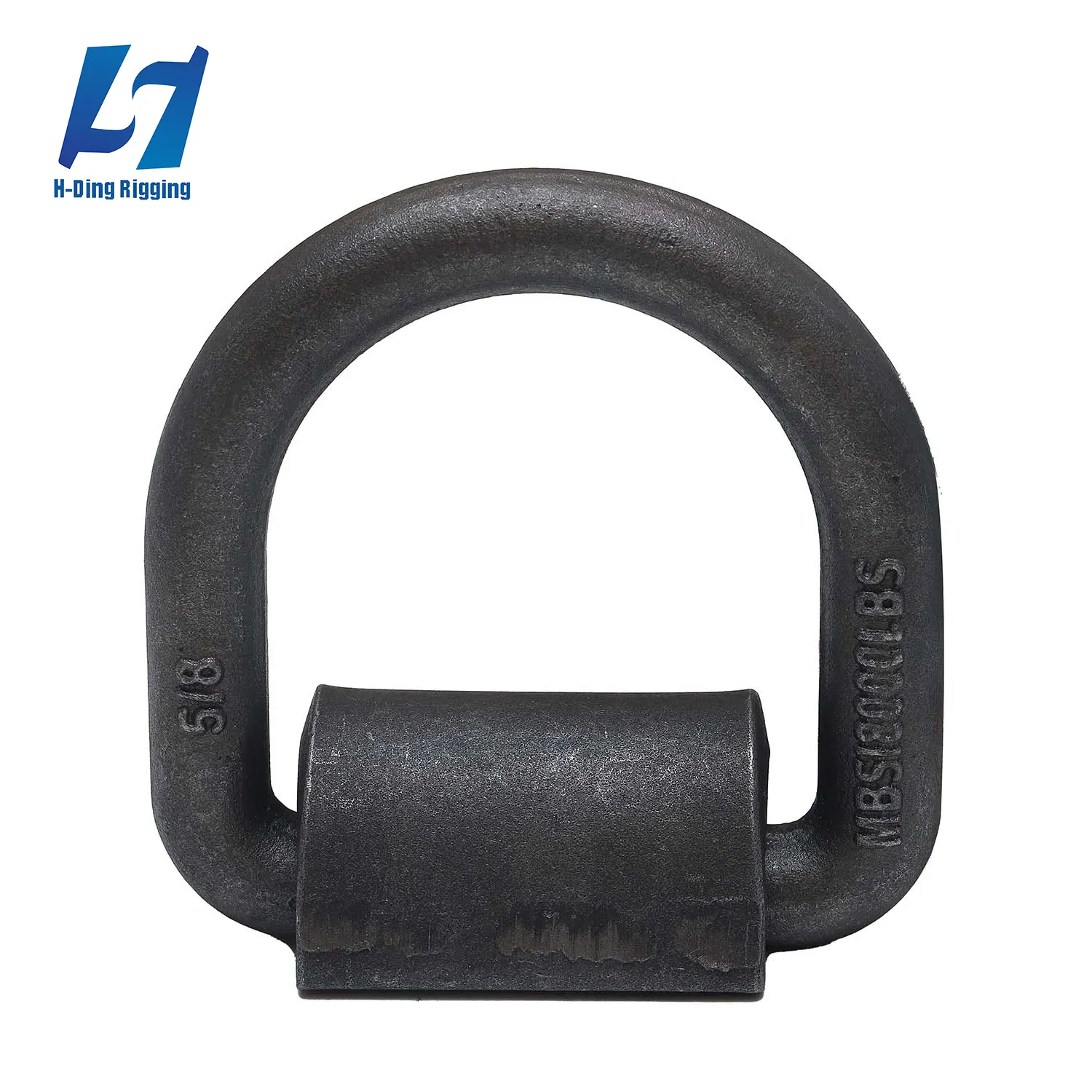 Venta al por mayor China productos de hardware de aparejo de alta calidad anillo en D de acero al carbono forjado con anillo en D fijo de calambre