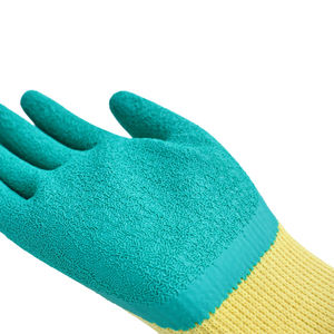 Sécurité de travail <span class=keywords><strong>latex</strong></span> enduit rides paume anti-dérapant haute adhérence personnaliser Logo gants de jardin équipement de protection gants - Product Image 1