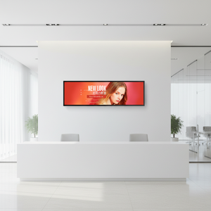 จอแสดงผล LCD แบบ Ultra Wide Strip ของ OEM พร้อมหน้าจอสัมผัสระบบ <span class=keywords><strong>Android</strong></span> จอ LCD แบบยืดทรงแท่ง สำหรับป้ายดิจิทัลในร่มและกลางแจ้ง - Product Image 3