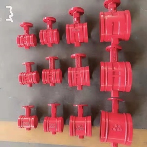 Gerilltes Turbinen-Absperrventil - Manuell - Signalisiert - Elektrisch, Klemm-Typ Absperrventil - Feuerlöschventil - Product Image 6