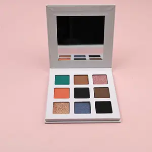 Ultimo 9 colori ombretto vegano trucco Palette Glitter luminoso opaco MI-NY marca