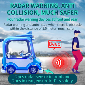 HAOJILE-Coche de parachoques con batería eléctrica, ruedas grandes para niños, padres, disfrutar juntos, autobús escolar, equipo de entretenimiento al aire libre - Product Image 4