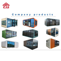Nouveau Style 20ft petite maison de conteneur en acier de Style pomme Kit préfabriqué Portable maisons assemblées étanches