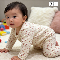 Couvertures pour bébé en gaze froissée imprimée, en crêpe tissé biologique peigné, très absorbantes - Textile de maison écologique et lourd pour la literie