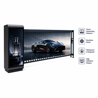 Barreras de Seguridad, Sistema de Control de Acceso para Estacionamientos, Barreras Automáticas Ajustables con Publicidad