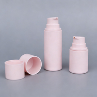 Emballages cosmétiques vides 30ml-120ml, flacons pompe airless en acrylique rose pour sérum et lotion pour soins de la peau