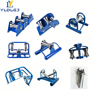 Juego de guías de aluminio profesionales YILI para cables, de alta resistencia, rectas y de esquina, triple bloque guía para tuberías, para herramientas de línea eléctrica. - Product Image 1
