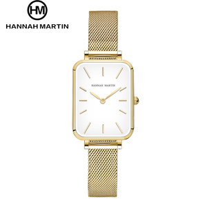 Orologi da <span class=keywords><strong>Donna</strong></span> Hannah Martin, Personalizzati, Minimalisti, al Quarzo Giapponese, Impermeabili, con Quadrante <span class=keywords><strong>Quadrato</strong></span>, alla Moda - Product Image 5