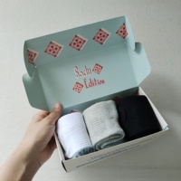 Emballage personnalisé en carton pour vêtements, cosmétiques, cadeaux, boîte en carton blanc