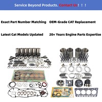 Chemise de piston de cylindre d'excavatrice C2.2 C4.2 C6.4 C7.1 C9 C11 C12 C13 C15 C18 C27 Kit de révision de reconstruction de moteur pour Cat Caterpillar