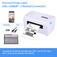 Imprimante d'étiquettes d'autocollants thermiques de bureau de 110mm pour produit en stock d'expédition express