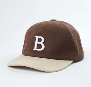 Casquette de sport personnalisée en gros, design OEM, 5 panneaux, logo brodé 3D, 100% coton, bicolore, réglable, pour le golf et le baseball - Product Image 1