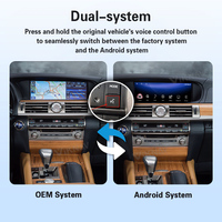 Decodificador Viknav Android 13 para Lexus LS 2013-2023, Apple CarPlay Inalámbrico, Android Auto, Navegación GPS, Reproductor Multimedia