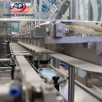 Machine de remplissage linéaire entièrement automatique d'occasion en acier inoxydable pour bouteilles, idéale pour l'huile comestible et les jus – Équipement de mise en bouteille quotidien