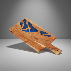 <span class=keywords><strong>Tabla</strong></span> <span class=keywords><strong>de</strong></span> Charcutería Rectangular Azul <span class=keywords><strong>de</strong></span> Resina con Diseño Duradero y No Tóxico <span class=keywords><strong>para</strong></span> Decoración <span class=keywords><strong>de</strong></span> Encimeras <span class=keywords><strong>de</strong></span> Cocina - Product Image 5