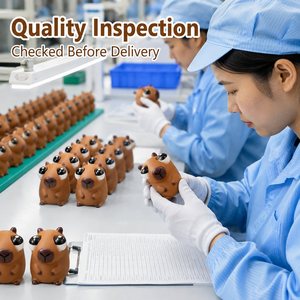 OEM Capybara Squishy <b>Toy</b> with Bouncy <b>Eyes</b> TPR Stress Relief Fidget Kids 8-14 Years Unisex Sensory Playtoy Custom Logo Wholesale - Product Image 4