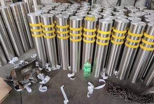 Различные типы стальных складных парковочных барьеров-боллардов с замком, съемные дорожные заграждения для подъездных путей, защита IP55 - Product Image 6