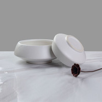 Vase à fleurs en céramique mate écologique haut de gamme avec design personnalisable Esthétique moderne Ornement de table d'intérieur