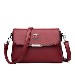 Fashion <b>Small</b> Crossbody Bag Large Capacity Shoulder Bag Soft PU Leather Women's Handbag Design Messenger Bag <b>Shopping</b> Lady Purse - Product Image 2