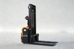 Apilador Eléctrico de Paletas de 1.5 Toneladas, Altura de Elevación de 3 Metros, Apilador Manual, Montacargas, Equipo de Manejo de Materiales para Almacenes - Product Image 6