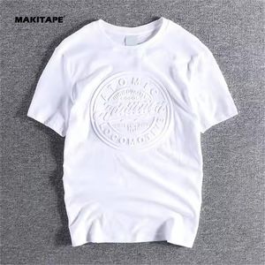 เสื้อยืดผู้ชาย OEM คุณภาพสูง ผลิตตามสั่ง ผ้าฝ้าย 100% ทอแบบเรียบ ระบายอากาศได้ดี ทรงปกติ ลายนูน - Product Image 3