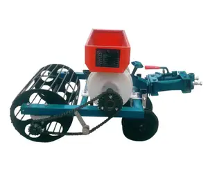 Small peanut seeder for walking tractor power tiller