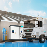 Chargeur de voiture solaire ev super charge 80kw-240kw ccs station de charge montée au sol système de stockage d'énergie intégré photovoltaïque
