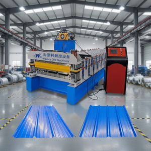 Máquina de Conformado en Frío de Doble Capa de Acero Metálico PPGI para Paneles de Techo PV4/PV5 con Bomba y Caja de Cambios - Product Image 2