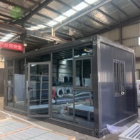 Bâtiment Modulaire Moderne en Acier avec Mur Rideau en Verre Respirant, Démontable, pour Bureaux, Grands Centres Commerciaux et Utilisation Extérieure
