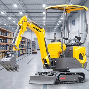 Mini-excavatrice compacte de 1,2 tonne avec moteur EPA pour l'aménagement paysager et l'agriculture, nouvelle machine de terrassement hydraulique, garantie 1 an - Product Image 1