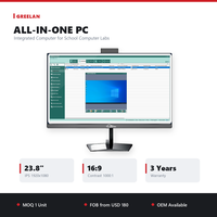 PC tout-en-un complet pour laboratoire informatique scolaire avec logiciel de gestion de classe NetRecover et écran FHD de 23,8 pouces