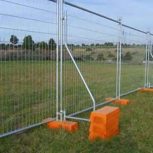 Geçici çit kanada avustralya şantiye baz havuz standı kelepçe için geçici inşaat çiti paneller