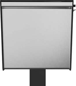 Outdoor Metal Mailbox for <strong>Outside</strong> Modern <strong>Post</strong> Mount Package Parcel Drop <strong>Box</strong> - Product Image 5
