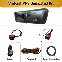 Caméra de tableau de bord pour rétroviseur de streaming VinFast VF9 H8 Pro, 2K, 8,2 pouces, double objectif avant et arrière, vision nocturne, certifiée CE FCC, d'origine usine