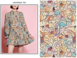 Tela de Rayón 100% de Alta Calidad para <span class=keywords><strong>Vestidos</strong></span> de Mujer - Product Image 2