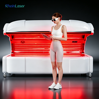Chambre de photobiomodulation par luminothérapie rouge à 360° °   Couverture corporelle complète pour la longévité, les spas et les cliniques de bien-être