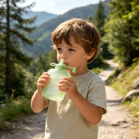 Sac de conservation de lait maternel en silicone de qualité alimentaire, pochette à jus réutilisable, sans BPA, anti-fuite, congélable, autoportant, pour boisson bébé, OEM